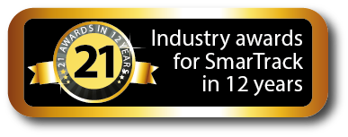 SmarTrack has received 21 industry awards in 10 years